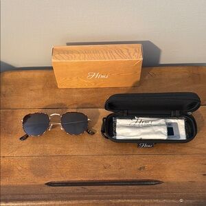 H&M Brown Sunglasses Aviator Style Accessories